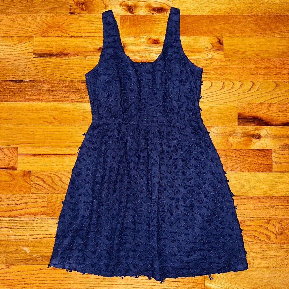 Vineyard Vines Blue Linen, cotton and polyester beautiful dress.